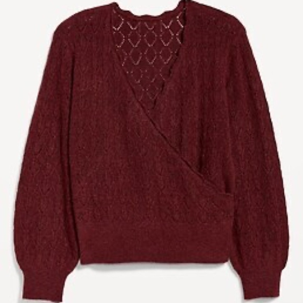 Old Navy Women's Deep Red Cardigan